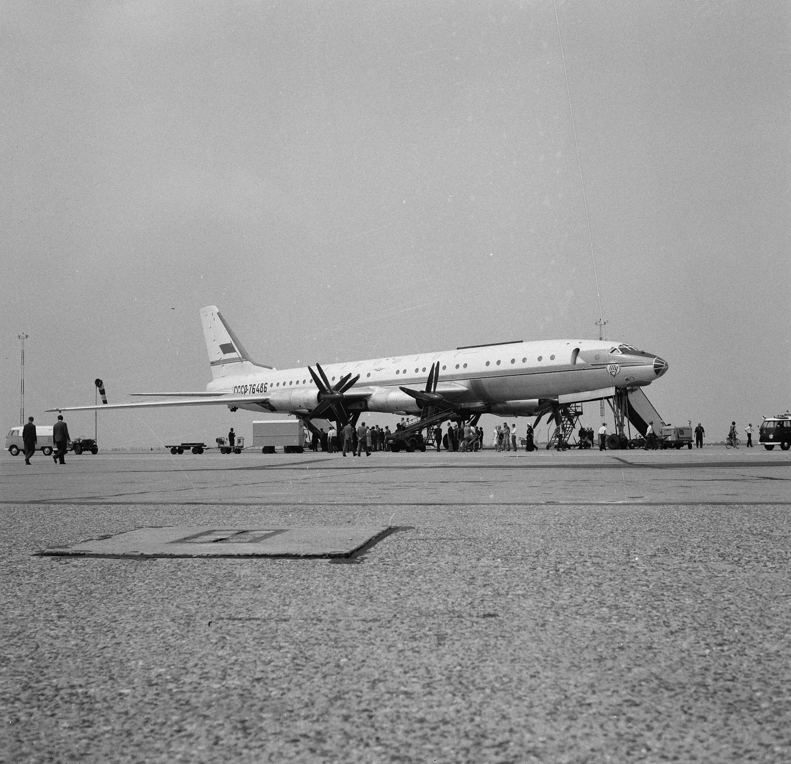 Ту-114 Аэрофлота в Схипхоле, 29 мая 1964 года